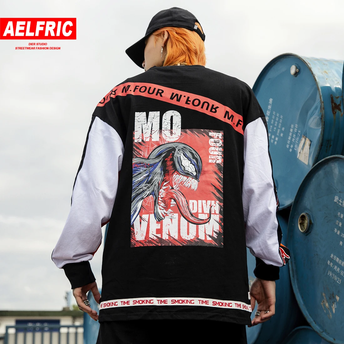 AELFRIC Hip Hop Japanese Style 3d Printed Mens Color Block T Shirts Harajuku Streetwear Male Long Sleeve Cotton Casual Tops Tees
AELFRIC Hip Hop Japanese Style 3d Printed Mens Color Block T Shirts Harajuku Streetwear Male Long Sleeve Cotton Casual Tops Tees