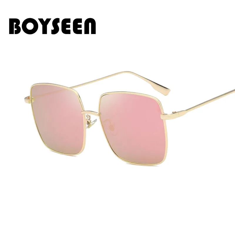 BOYSEEN Women Metal Sunglasses Men Retro Square Sun Glasses Female Yellow Pink Lens Glasses Frame Shades Eyeglass 8952
BOYSEEN Women Metal Sunglasses Men Retro Square Sun Glasses Female Yellow Pink Lens Glasses Frame Shades Eyeglass 8952