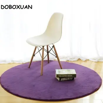 Japanese Style Thick Fur Round Carpet Solid Color Purple Green Red Gray Rug Children Room Living Room Bedroom Bathroom Floor Mat
Japanese Style Thick Fur Round Carpet Solid Color Purple Green Red Gray Rug Children Room Living Room Bedroom Bathroom Floor Mat