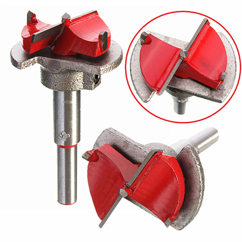 1pcs 35mm Spotting Drill Bit Hinge Open Hole Forstner  Woodworking Cutter +Hex Wrench