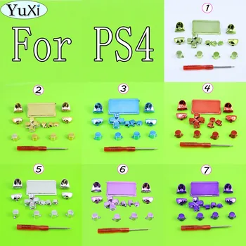 YuXi Newest Full Chrome Button Replacement Mod Game Kit for Playstation 4 PS4 Controller 5 Colors Optional
YuXi Newest Full Chrome Button Replacement Mod Game Kit for Playstation 4 PS4 Controller 5 Colors Optional