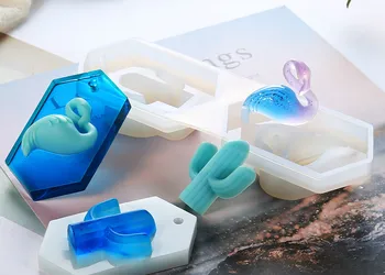 Flamingo cactus cacti shape pendant UV silicone mold resin necklace uv resin molds jewelry making molds
Flamingo cactus cacti shape pendant UV silicone mold resin necklace uv resin molds jewelry making molds