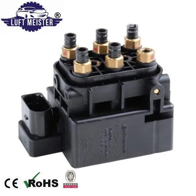 95835890300 7P0698014 Luft Meister Solenoid Valve Block for Porsche Cayenne / Volkswagen Touareg Air Suspension Compressor Pump
95835890300 7P0698014 Luft Meister Solenoid Valve Block for Porsche Cayenne / Volkswagen Touareg Air Suspension Compressor Pump