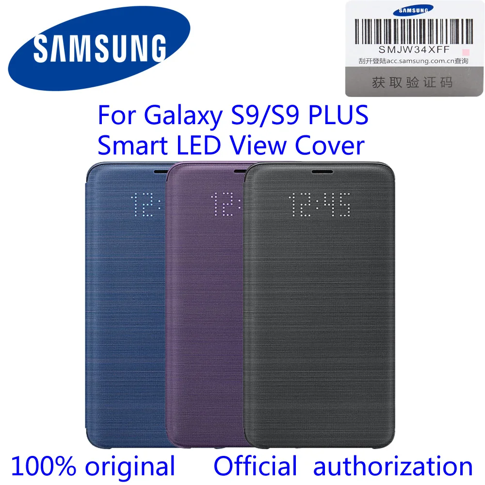 For Samsung Galaxy S9 S9 + S9 Plus G960 G965 LED Smart VIEW Cover Wallet Flip Case Original Samsung S9 LED Smart Leather Case
For Samsung Galaxy S9 S9 + S9 Plus G960 G965 LED Smart VIEW Cover Wallet Flip Case Original Samsung S9 LED Smart Leather Case