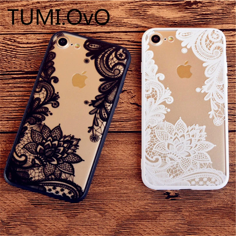 TUMIOVO Retro Luxury Lace Flower Cover For iPhone 6 6s Plus 5 5s SE Cases Transparent Floral Cover For iPhone 7 Plus Phone Case
TUMIOVO Retro Luxury Lace Flower Cover For iPhone 6 6s Plus 5 5s SE Cases Transparent Floral Cover For iPhone 7 Plus Phone Case