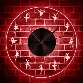 Ballet Dancer Silhouette Color Changing Wall Clock Ballerina Gift Ballerina Studio Wall Light LED Backlight Modern Wall Clock
Ballet Dancer Silhouette Color Changing Wall Clock Ballerina Gift Ballerina Studio Wall Light LED Backlight Modern Wall Clock