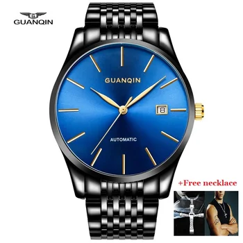 GUANQIN Automatic Gold Watch Men Waterproof Mechanical Man Wrist Watch Black Stainless Steel Mens Wristwatch Dropshipping 2019
GUANQIN Automatic Gold Watch Men Waterproof Mechanical Man Wrist Watch Black Stainless Steel Mens Wristwatch Dropshipping 2019