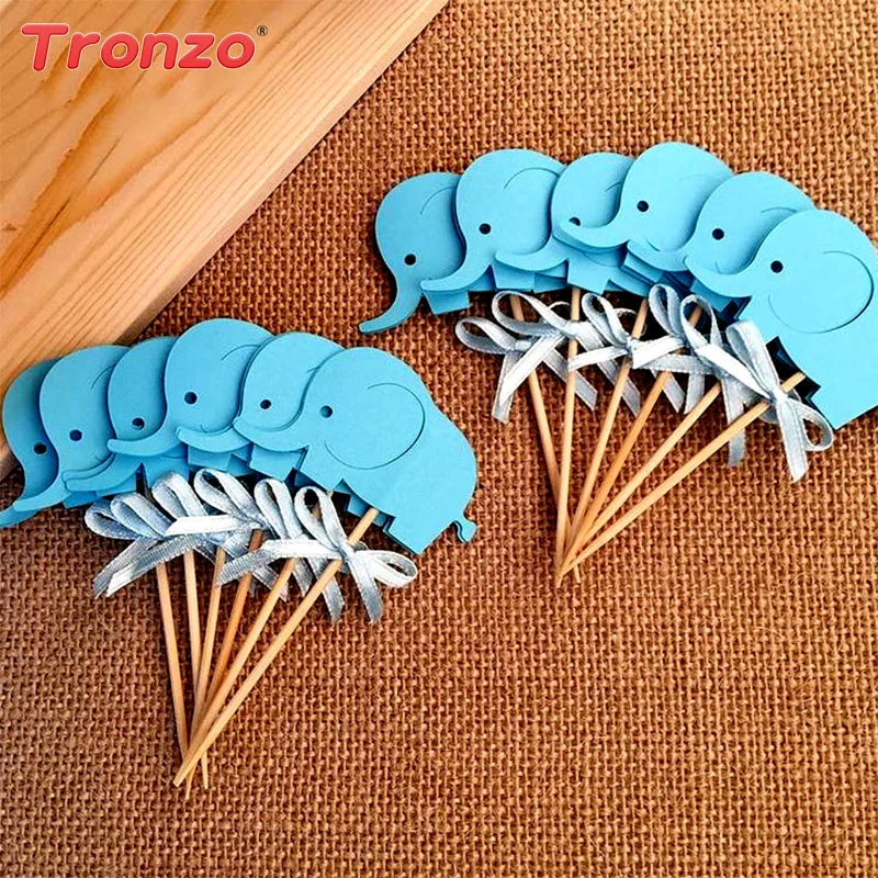 Tronzo 10Pcs Baby Shower Elephant Cupcake Toppers Double-Sided Boy Birthday Party Favors Cake Decoration Food Picks Supplies
Tronzo 10Pcs Baby Shower Elephant Cupcake Toppers Double-Sided Boy Birthday Party Favors Cake Decoration Food Picks Supplies