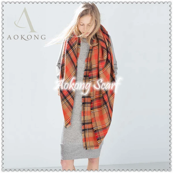Za Winter 2014 Scarf Plaid New Spain Designer Acrylic Basic Wrap Shawls Women's Female fall pashmina chirstmas gift
Za Winter 2014 Scarf Plaid New Spain Designer Acrylic Basic Wrap Shawls Women's Female fall pashmina chirstmas gift