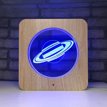 Saturn Model 3D Table Lamp USB LED 3D Night Lights 7 Colors Novelty Wood Grain Night Lamp Baby Sleeping Lighting Home Decor
Saturn Model 3D Table Lamp USB LED 3D Night Lights 7 Colors Novelty Wood Grain Night Lamp Baby Sleeping Lighting Home Decor