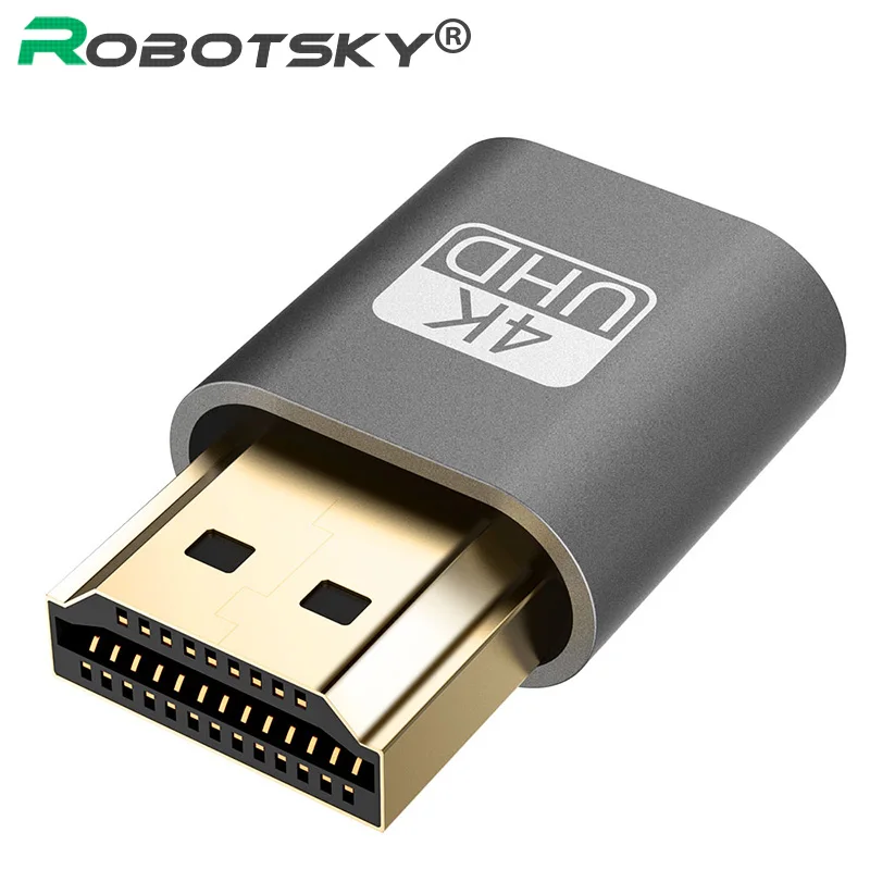 1920x1080 VGA Virtual Display Adapter HDMI DDC EDID Dummy Plug Headless Ghost Display Emulator Lock plate New generation@60Hz
1920x1080 VGA Virtual Display Adapter HDMI DDC EDID Dummy Plug Headless Ghost Display Emulator Lock plate New generation@60Hz