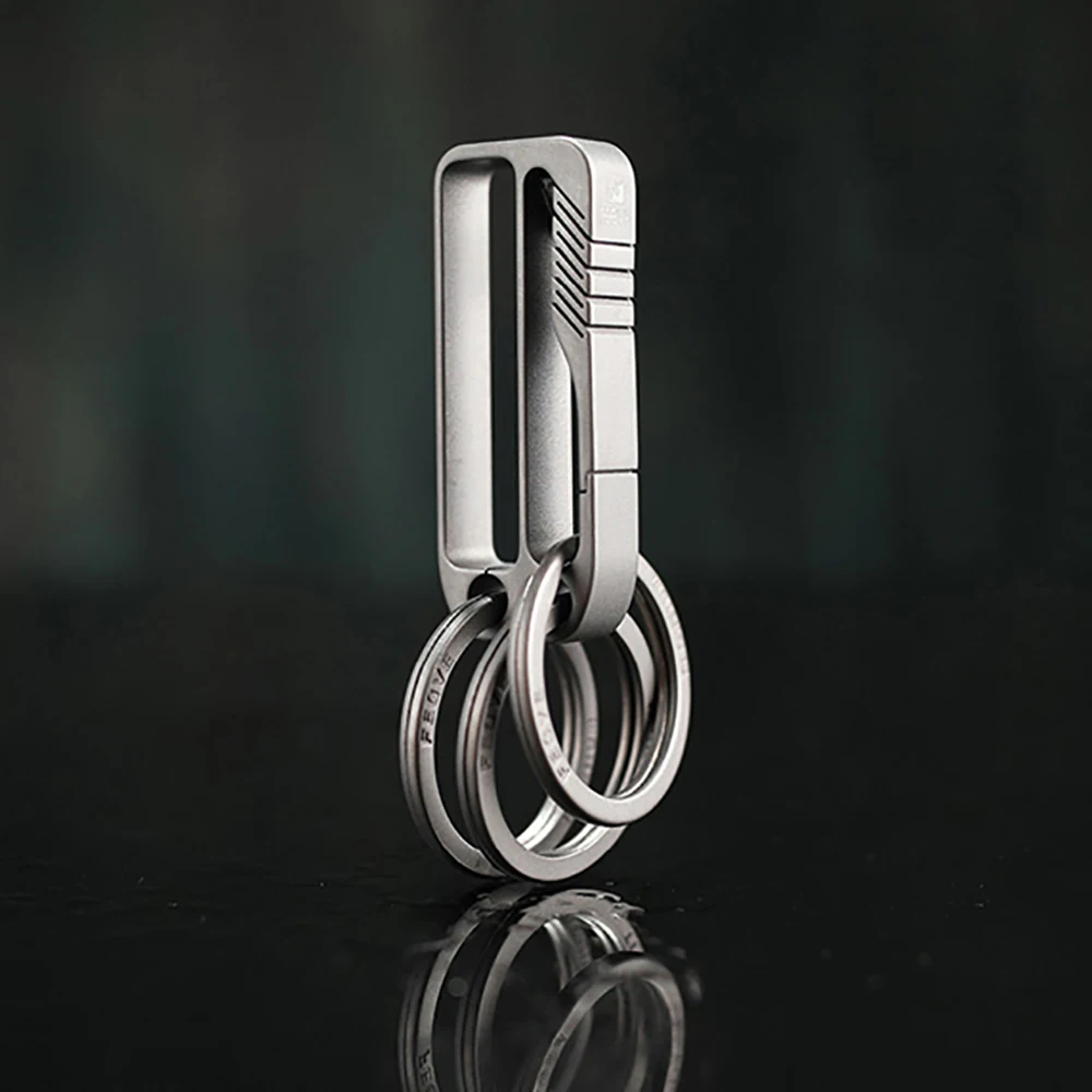 Luxury Titanium Men Belt Car Key Chain Creative Ultra Lightweight EDC Waist Hanging Key Ring Holder Keychain Buckle Best Gift
Luxury Titanium Men Belt Car Key Chain Creative Ultra Lightweight EDC Waist Hanging Key Ring Holder Keychain Buckle Best Gift