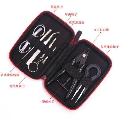 X9 Mini Case Coil DIY Tool Kit Bag Tweezers Plier Coil Jig Winding For Box Mod Electronic Cigarette Vaper Accessories
X9 Mini Case Coil DIY Tool Kit Bag Tweezers Plier Coil Jig Winding For Box Mod Electronic Cigarette Vaper Accessories