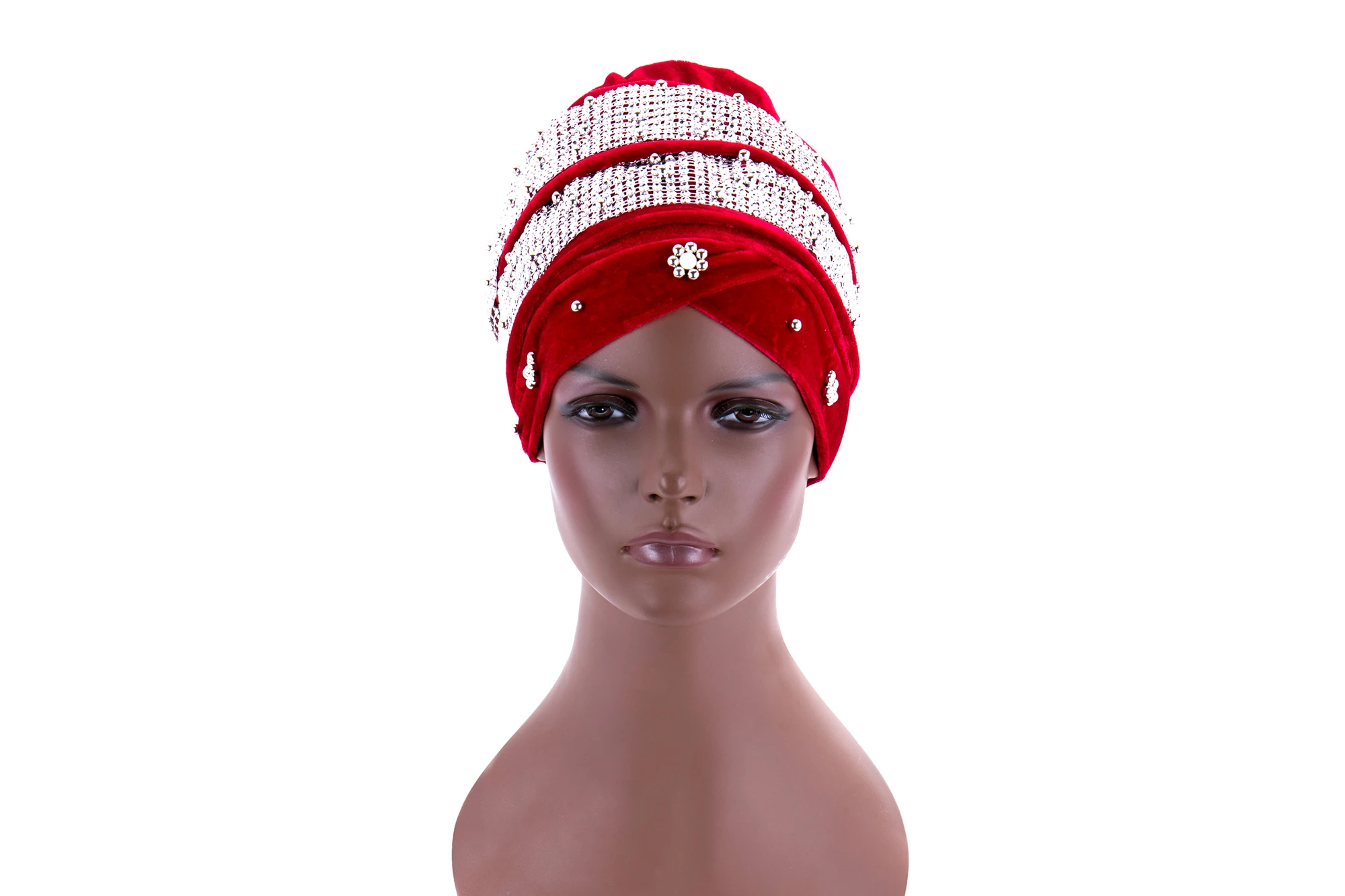 New arrive Nigerian Gele Headtie Aso Oke Gele Headtie African Turban Cap with Colorful Beads
New arrive Nigerian Gele Headtie Aso Oke Gele Headtie African Turban Cap with Colorful Beads