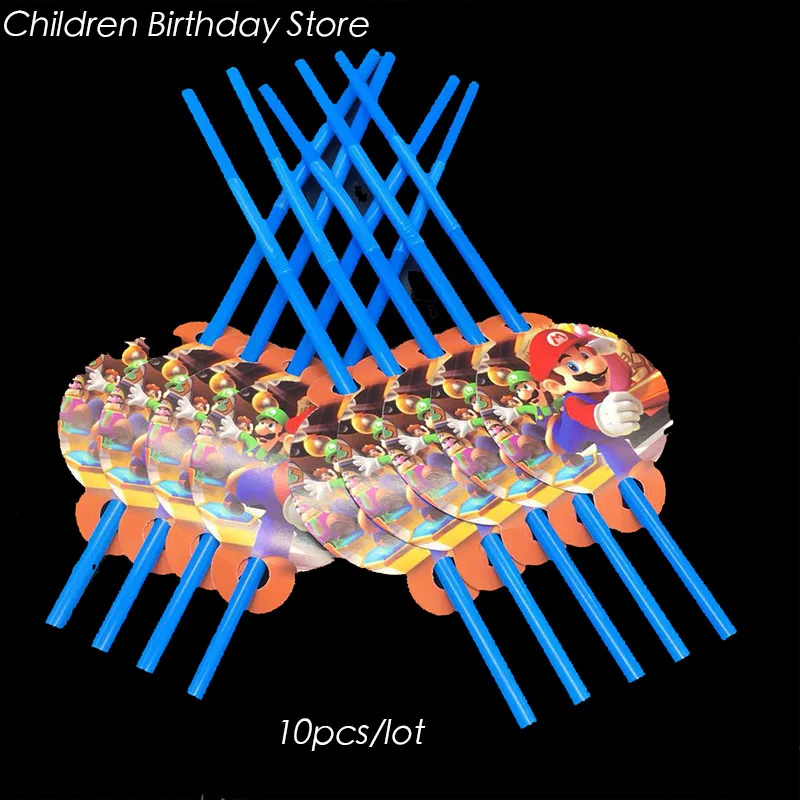 10pcs/lot Super Mario Bros disposable straws Super Mario Bros birthday party decorationsSuper Mario Bros straws
10pcs/lot Super Mario Bros disposable straws Super Mario Bros birthday party decorationsSuper Mario Bros straws