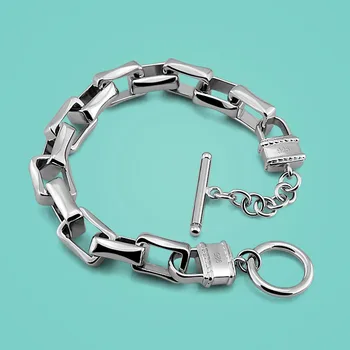 Men's 925 sterling silver bracelet fashion silver bracelet men's charm jewelry solid silver bracelet 23.5cm size birthday gift
Men's 925 sterling silver bracelet fashion silver bracelet men's charm jewelry solid silver bracelet 23.5cm size birthday gift