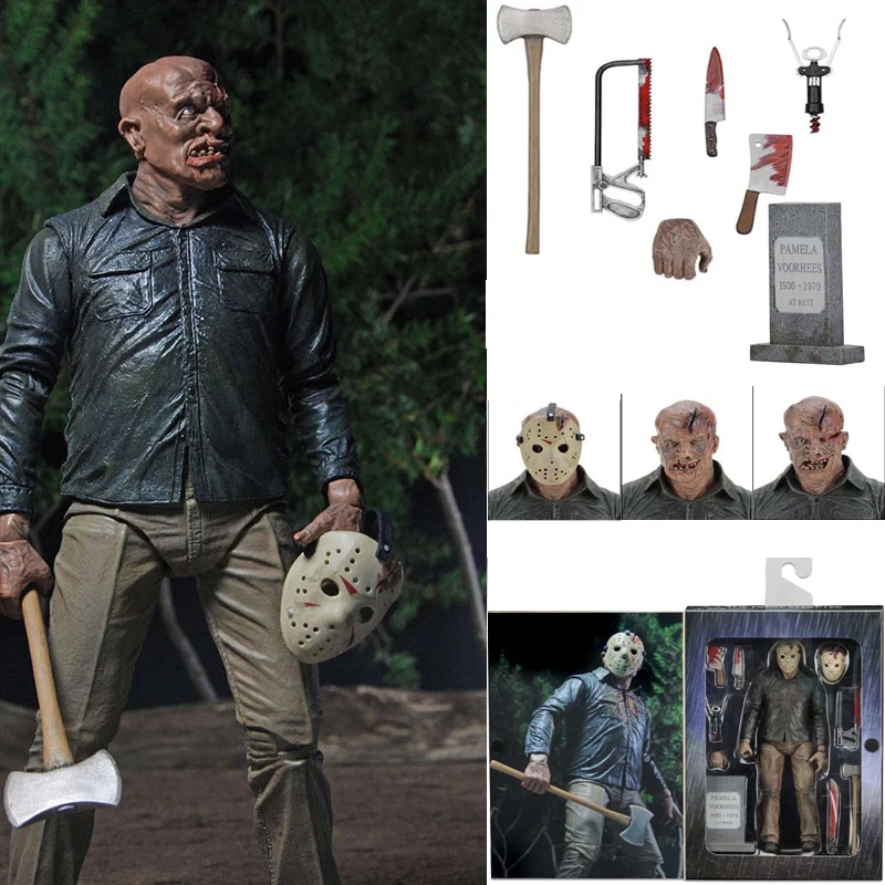 7inch NECA Friday The 13th Voorhees The Final Chapter Pamela Jason Action Figure Horror Model Doll
7inch NECA Friday The 13th Voorhees The Final Chapter Pamela Jason Action Figure Horror Model Doll