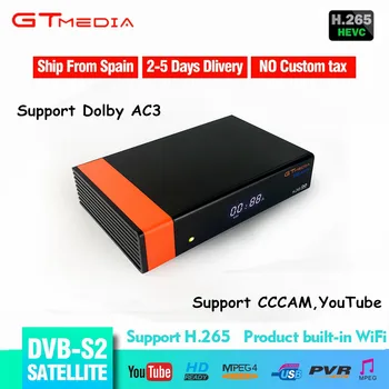 GTMEDIA DVB S2 Satellite Receiver HD V8 Nova TV Receiver Tuner H.265 HD1080p Support BissKey CCCAM YouTube DVB S2 V8 Nova TV Box
GTMEDIA DVB S2 Satellite Receiver HD V8 Nova TV Receiver Tuner H.265 HD1080p Support BissKey CCCAM YouTube DVB S2 V8 Nova TV Box