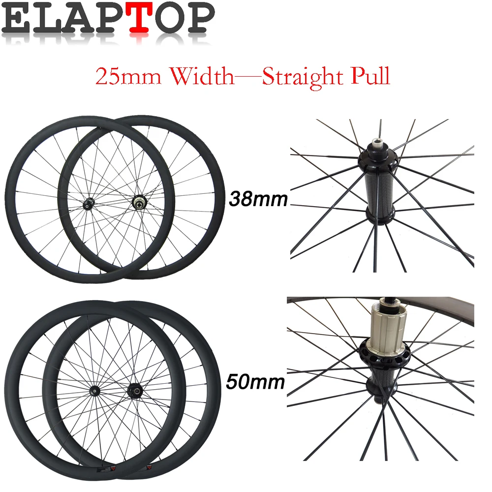 V brake straight pull Carbon Fiber Wheelset 700C 38mm 50mm deep 25mm wide Clincher Road 3k matte glossy Bicycle bike Wheels
V brake straight pull Carbon Fiber Wheelset 700C 38mm 50mm deep 25mm wide Clincher Road 3k matte glossy Bicycle bike Wheels
