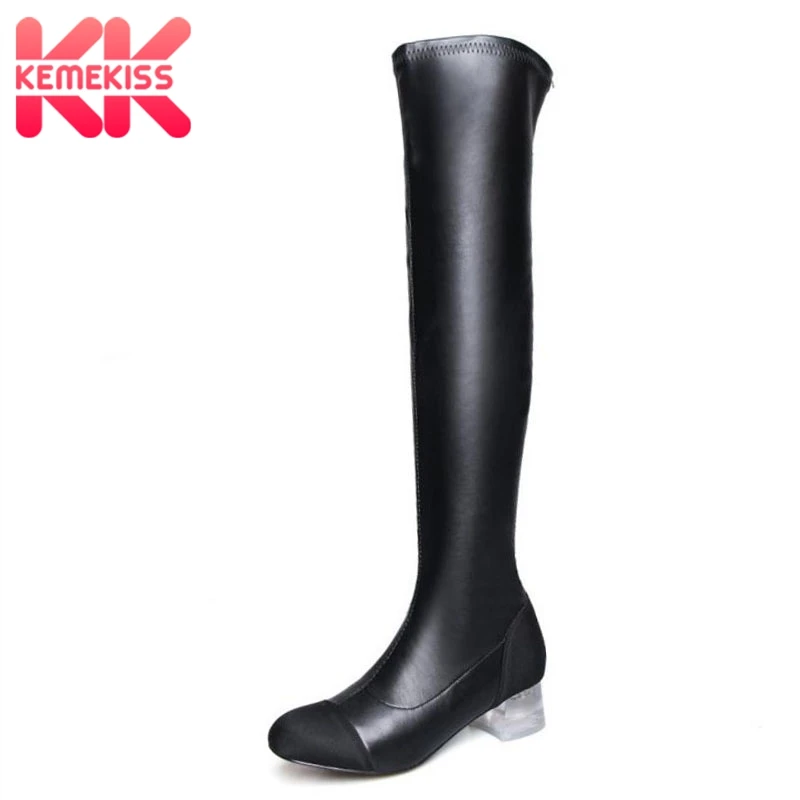 KemeKiss Real Leather Women Over The Knee High Boots Patchwork Slip On Square Heel Shoes Winter Women Stretch Boots Size 34-43
KemeKiss Real Leather Women Over The Knee High Boots Patchwork Slip On Square Heel Shoes Winter Women Stretch Boots Size 34-43