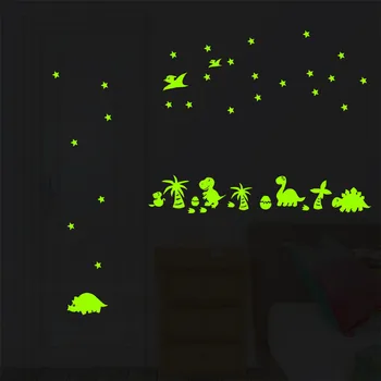 BE BRAVE and Dinosaur world new creative stars lazy luminous stickers glowing stickers stars shine in the dark wall sticker 
BE BRAVE and Dinosaur world new creative stars lazy luminous stickers glowing stickers stars shine in the dark wall sticker