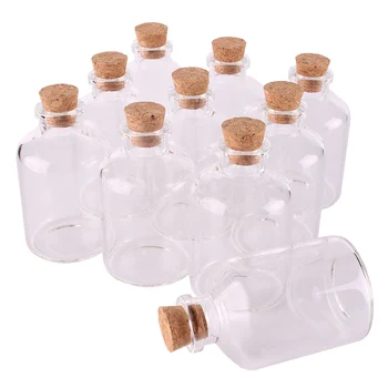 24pcs 50ml Size 40*63*12.5mm Transparent Glass Bottles with Cork Stopper Empty Spice Bottles Jars Gift Crafts Vials
24pcs 50ml Size 40*63*12.5mm Transparent Glass Bottles with Cork Stopper Empty Spice Bottles Jars Gift Crafts Vials
