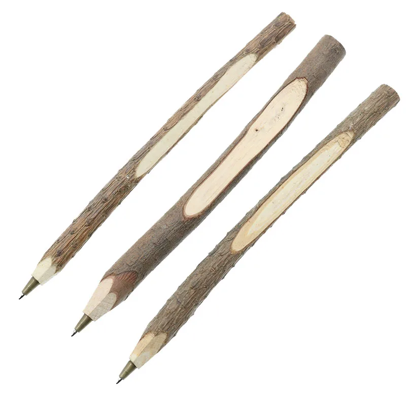 3 Piece / Lot Retro Handmade Wooden Ballpoint Pen Environment Tree Branch Wood Pen Wedding Product ZAKKA School Office
3 Piece / Lot Retro Handmade Wooden Ballpoint Pen Environment Tree Branch Wood Pen Wedding Product ZAKKA School Office