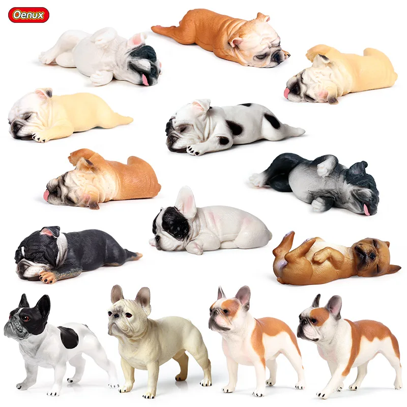 Oenux Baby French Bulldog Simulation Animal Lovely Puppy Model Action Figure Sleep Pet Dog PVC Home Decor Figurines Toy For Kids
Oenux Baby French Bulldog Simulation Animal Lovely Puppy Model Action Figure Sleep Pet Dog PVC Home Decor Figurines Toy For Kids