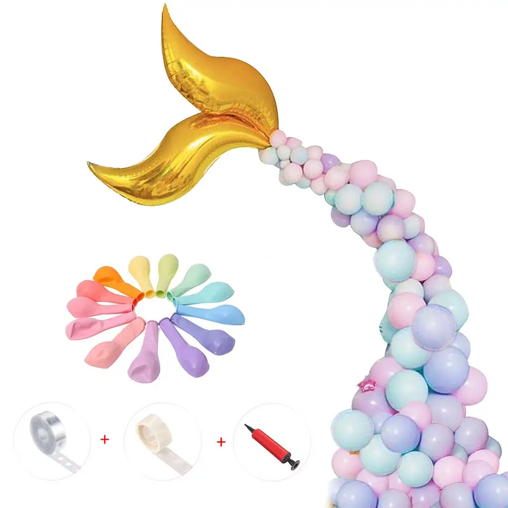 METABLE 104 PCS 12 Inch Latex Macaron Colorful Balloons for Birthday Wedding Mermaid Under The Sea Party Baby Shower Decorations
METABLE 104 PCS 12 Inch Latex Macaron Colorful Balloons for Birthday Wedding Mermaid Under The Sea Party Baby Shower Decorations