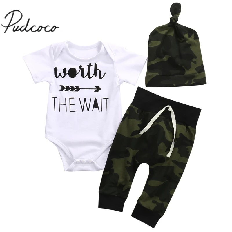 3PCS Newborn baby Boys clothing set Romper +Camouflage Pants+ Hat infant clothes 3pcs suit baby girl clothing sets
3PCS Newborn baby Boys clothing set Romper +Camouflage Pants+ Hat infant clothes 3pcs suit baby girl clothing sets