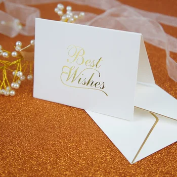 25set gold best wishes fold card fashion design Thanks giving Day Card send Lucky Love greeting cards Invitation with envelope
25set gold best wishes fold card fashion design Thanks giving Day Card send Lucky Love greeting cards Invitation with envelope