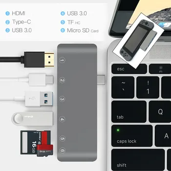 USB 3.0 Hub Type-C To 4K*2K HDMI Charging Card Reader Adapter For MacBook Pro High Quality Z613
USB 3.0 Hub Type-C To 4K*2K HDMI Charging Card Reader Adapter For MacBook Pro High Quality Z613