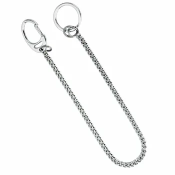 Key Chain Strong Hook Spring Buckle Wallet Chain Belt Clip Open Loop Stainless Steel Silver keyring Keychain Key Rings Holder
Key Chain Strong Hook Spring Buckle Wallet Chain Belt Clip Open Loop Stainless Steel Silver keyring Keychain Key Rings Holder