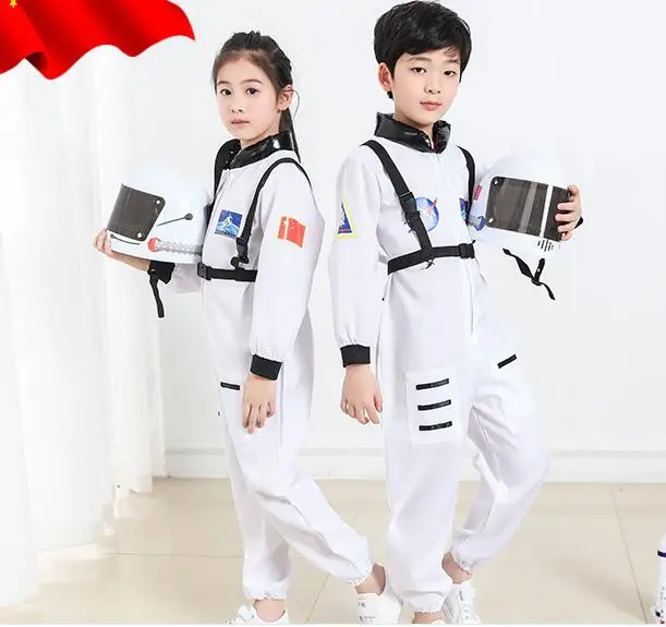 2019 Astronaut Cosplay Hallowean Party Kids Costume Outer Space Suits Carnival Stage Game Cosmonaut Uniform Children's Day gift
2019 Astronaut Cosplay Hallowean Party Kids Costume Outer Space Suits Carnival Stage Game Cosmonaut Uniform Children's Day gift