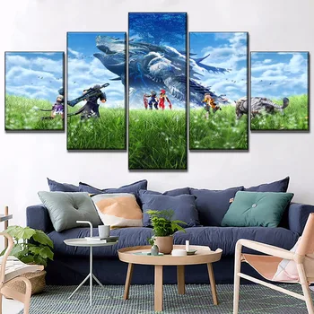 Modern Canvas Print Game Xenoblade Chronicles 2 Poster 5 Piece Modular Combinatorial Picture Home Decorative Wall Art Draw
Modern Canvas Print Game Xenoblade Chronicles 2 Poster 5 Piece Modular Combinatorial Picture Home Decorative Wall Art Draw
