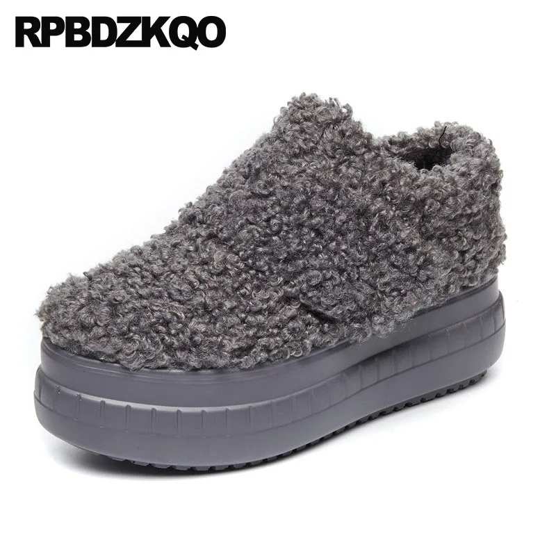 elevator fitness round toe women china thick sole creepers platform shoes comfortable fur muffin factory direct winter gray
elevator fitness round toe women china thick sole creepers platform shoes comfortable fur muffin factory direct winter gray