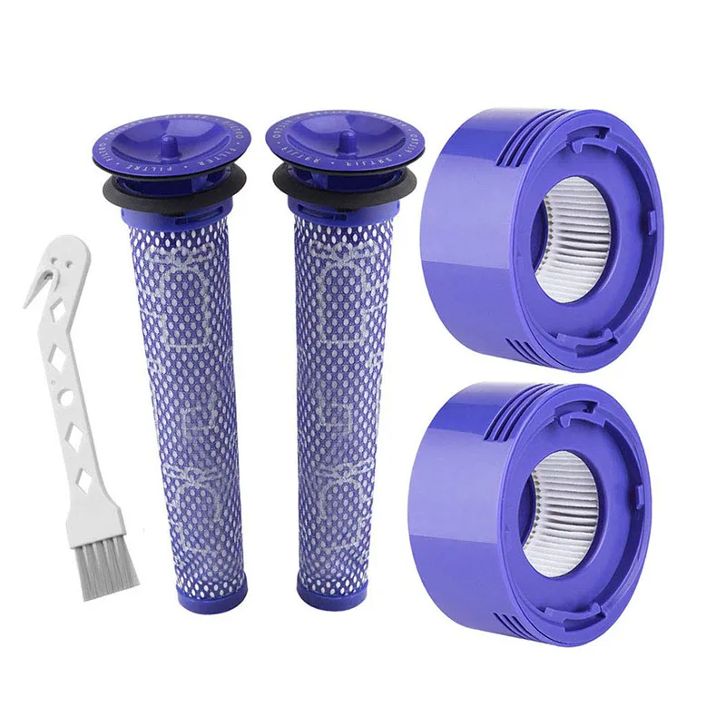 2 Pack Pre-Filters and 2 Pack HEPA Post-Filters Replacements Compatible Dyson V8 and V7 Cordless Vacuum Cleaners
2 Pack Pre-Filters and 2 Pack HEPA Post-Filters Replacements Compatible Dyson V8 and V7 Cordless Vacuum Cleaners