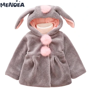 Menoea Baby Girls Jacket Autumn Winter Cute Outerwear Rabbit Long Sleeve Ear Hooded Jacket Kids Clothes 1-4Y Children's Clothing
Menoea Baby Girls Jacket Autumn Winter Cute Outerwear Rabbit Long Sleeve Ear Hooded Jacket Kids Clothes 1-4Y Children's Clothing