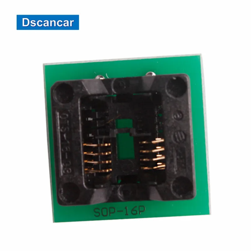 Chip Programmer Socket SOP8 SOP-16P Socket Adapter for Chip Programmer Compatible with Xprog
Chip Programmer Socket SOP8 SOP-16P Socket Adapter for Chip Programmer Compatible with Xprog