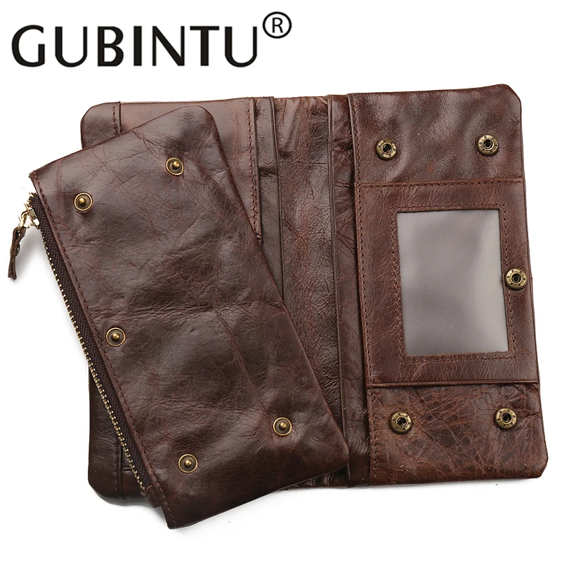 GUBINTU New First Layer of Real Leather Mens Oil Retro High-Capacity Multi-Card Bit Long Wallet Clutch Men Genuine Clutches Bag GUBINTU New First Layer of Real Leather Mens Oil Retro High-Capacity Multi-Card Bit Long Wallet Clutch Men Genuine Clutches Bag<br><br>Aliexpress