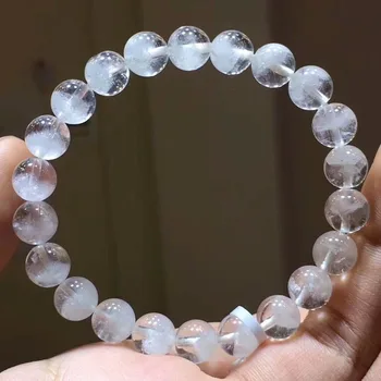 Natural White Phantom Quartz Crystal 7.5mm Round Beads Woman Man Bracelets Bangle Phantom Bracelet Certificate AAAAAA
Natural White Phantom Quartz Crystal 7.5mm Round Beads Woman Man Bracelets Bangle Phantom Bracelet Certificate AAAAAA