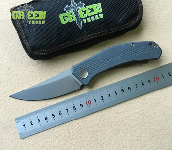 Green thorn JEANS Flipper folding knife m390 steel TC4 Titanium handle outdoor camping hunting pocket kitchen knives EDC tools
Green thorn JEANS Flipper folding knife m390 steel TC4 Titanium handle outdoor camping hunting pocket kitchen knives EDC tools