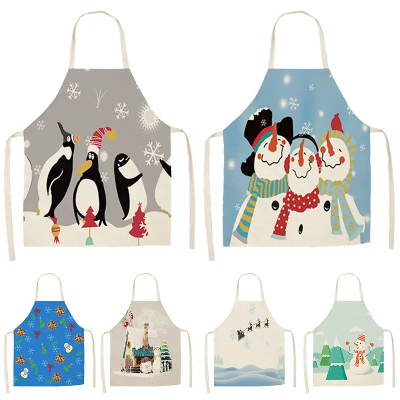 1Pcs Snowman Christmas Apron Snowflake Pinafore Cotton Linen Aprons 53*65cm Adult Bibs Kitchen Cooking Baking Accessories CM1008
1Pcs Snowman Christmas Apron Snowflake Pinafore Cotton Linen Aprons 53*65cm Adult Bibs Kitchen Cooking Baking Accessories CM1008