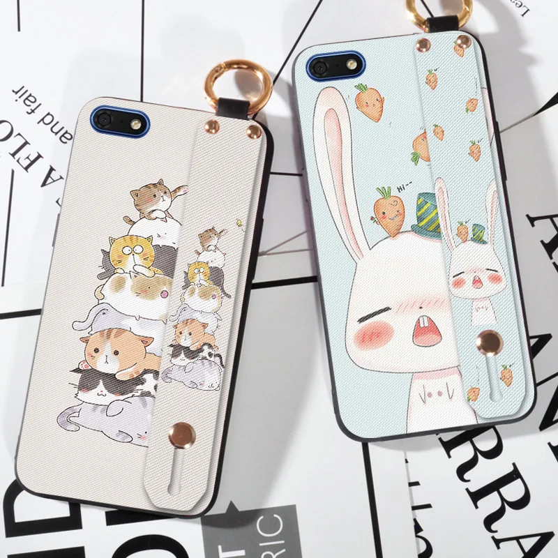 Rabbit Wrist Strap Cases For Huawei Y5 Y6 Prime Y9 2018 Animal Cute Cat cover For Huawei Honor 7A Y7 Pro Y9 2019 Back Case
Rabbit Wrist Strap Cases For Huawei Y5 Y6 Prime Y9 2018 Animal Cute Cat cover For Huawei Honor 7A Y7 Pro Y9 2019 Back Case