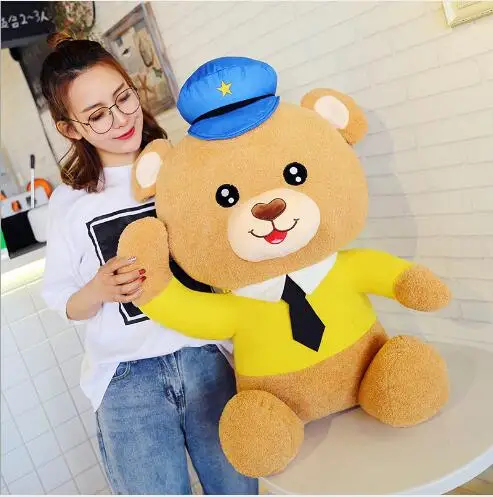 WYZHY Creative new police bear baby plush toy cute bear sofa bedside decoration to send friends and children gifts 60CM
WYZHY Creative new police bear baby plush toy cute bear sofa bedside decoration to send friends and children gifts 60CM