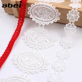 5yards/lot Embroidered Lace Ribbon for Garments Accessories DIY LACE TRIMS for wedding party clothes decoration
5yards/lot Embroidered Lace Ribbon for Garments Accessories DIY LACE TRIMS for wedding party clothes decoration