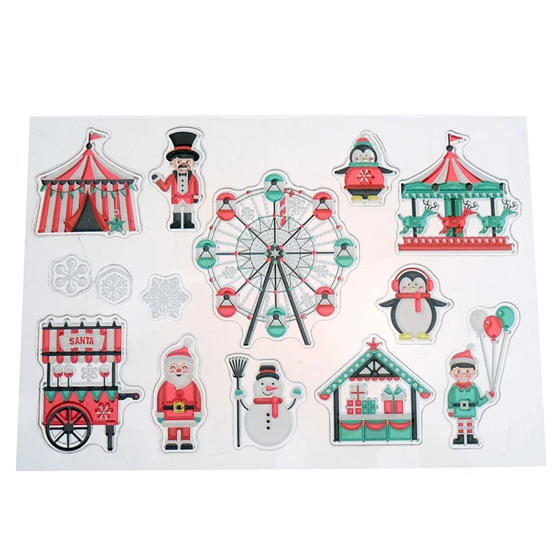 Silicone Elf Stamp Rose Clear Christmas Santa Claus Stamp Scrapbooking Embossing Wheel Stamp Roses Sky Wheel Album Card Template
Silicone Elf Stamp Rose Clear Christmas Santa Claus Stamp Scrapbooking Embossing Wheel Stamp Roses Sky Wheel Album Card Template