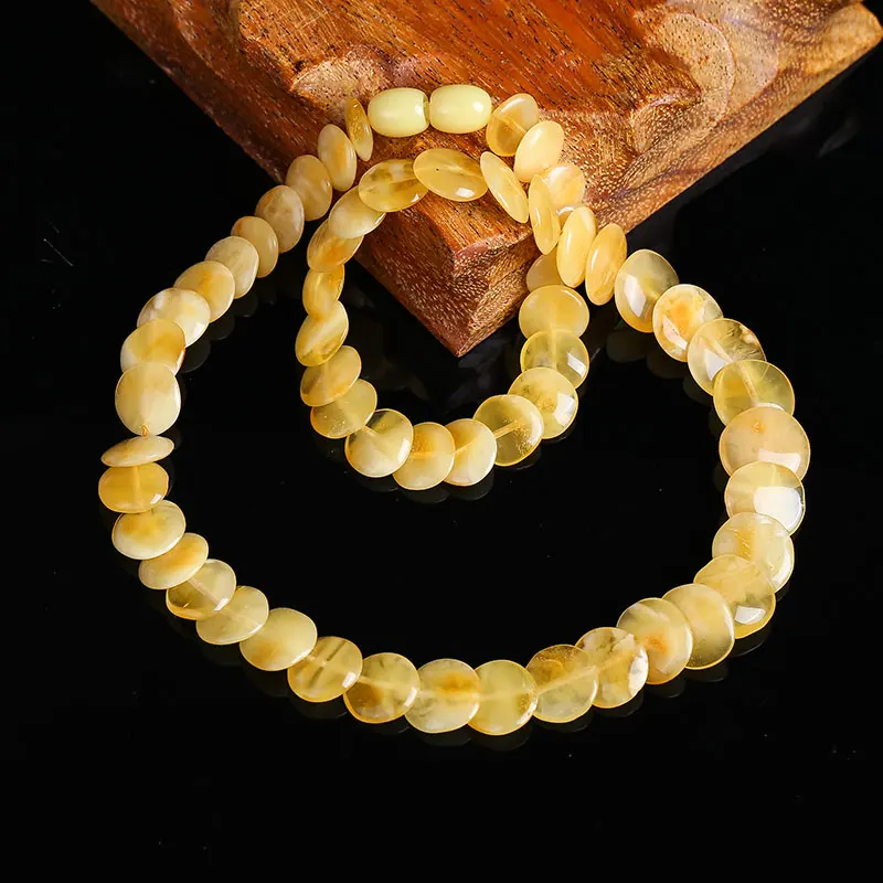 Russian Natural Amber Gold Cooper Necklace Necklace Chain Clavicle Chain With Shapeless Treasure Without Pressing Fidelity
Russian Natural Amber Gold Cooper Necklace Necklace Chain Clavicle Chain With Shapeless Treasure Without Pressing Fidelity