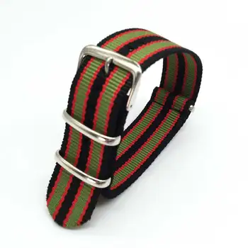 18 20 22 24 mm Colorful Striped Nato Strap for Army Sport Watch Nylon Watchband Strap On For Hours For James Bond Watch
18 20 22 24 mm Colorful Striped Nato Strap for Army Sport Watch Nylon Watchband Strap On For Hours For James Bond Watch