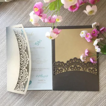 30Pcs Laser Cut Pearlescent paper Flower Tri folded Wedding Invitation Card Hollow Laser Cut Wedding Party Guest Invitation card
30Pcs Laser Cut Pearlescent paper Flower Tri folded Wedding Invitation Card Hollow Laser Cut Wedding Party Guest Invitation card